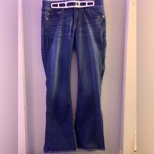 American Eagle flare jeans, size l2